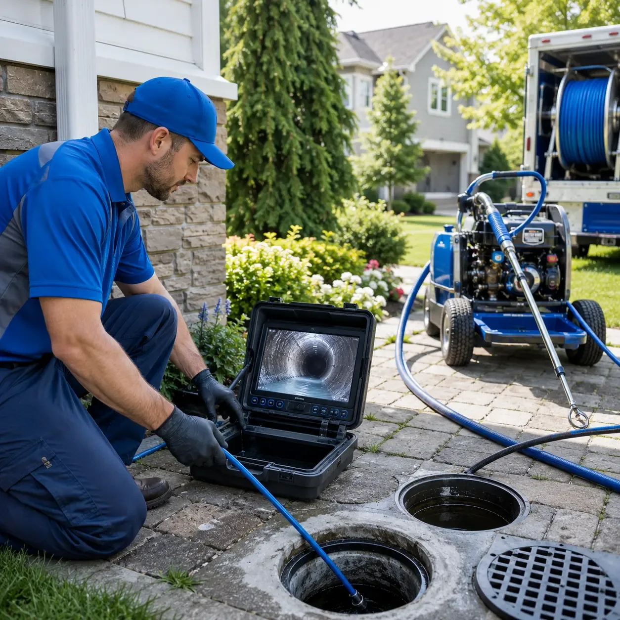 Outdoor drain cleaning professionals serving Mill Shoals, IL
